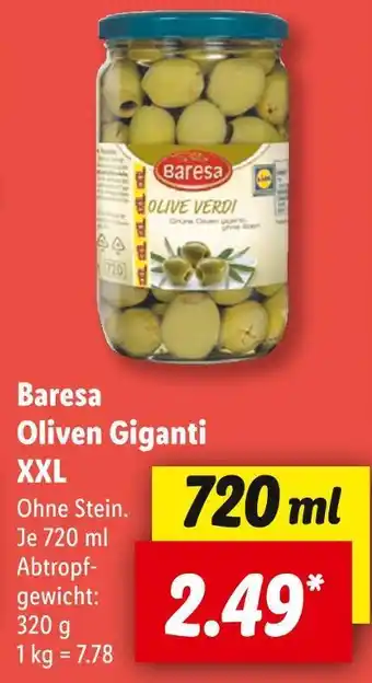 Lidl Baresa oliven giganti xxl Angebot