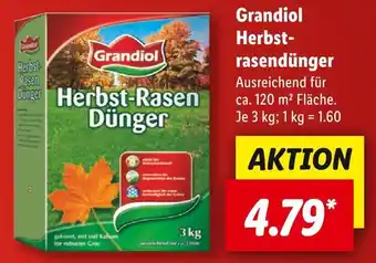 Lidl Grandiol herbstrasendünger Angebot