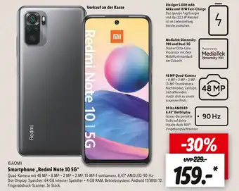 Lidl Xiaomi smartphone „redmi note 10 5g“ Angebot