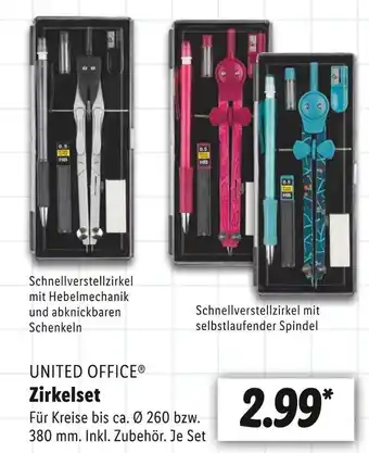 Lidl United office zirkelset Angebot