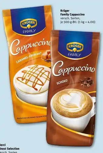 REWE Krüger family cappuccino Angebot