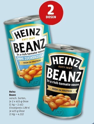 REWE Heinz beanz Angebot