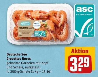 REWE Deutsche see crevettes roses Angebot