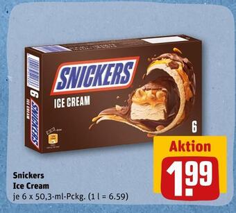 REWE Snickers ice cream Angebot