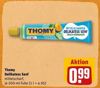 REWE Thomy delikatess senf Angebot