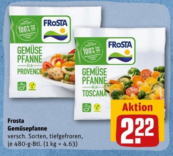 Frosta gemüsepfanne Angebot bei REWE