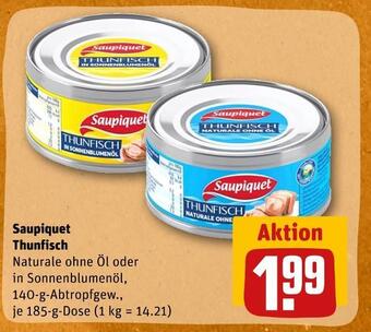 REWE Saupiquet thunfisch Angebot