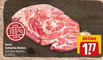 REWE Duroc schweine-braten Angebot