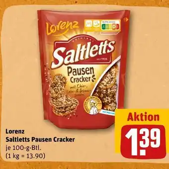 REWE Lorenz saltletts pausen cracker Angebot