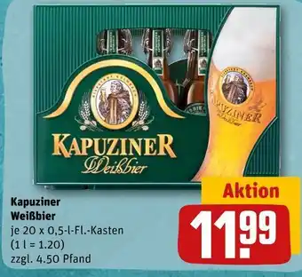 REWE Kapuziner weißbier Angebot