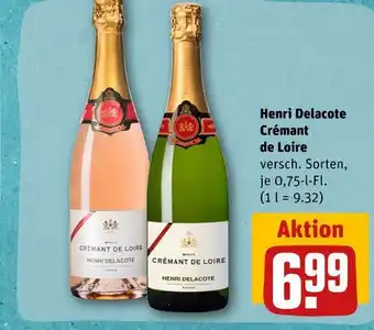 REWE Henri delacote crémant de loire sekt Angebot