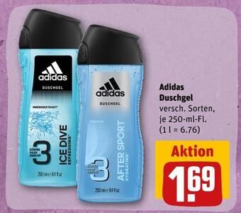 REWE Adidas duschgel Angebot