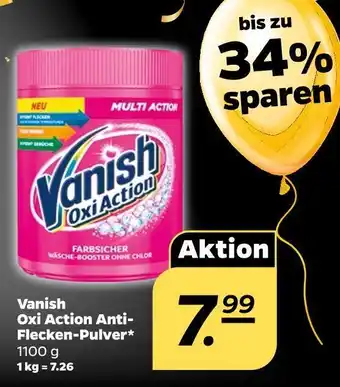 NETTO Vanish oxi action anti-flecken-pulver Angebot