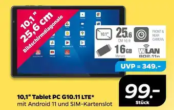 NETTO 10,1" tablet pc g10.11 lte Angebot