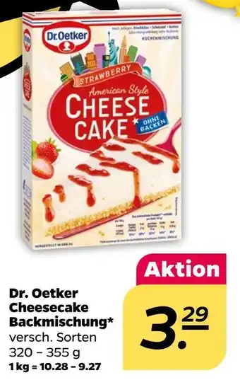 NETTO Dr. oetker cheesecake backmischung Angebot