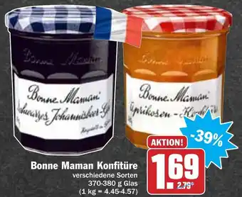 Hit Bonne Maman Konfitüre 370-380g Glas Angebot