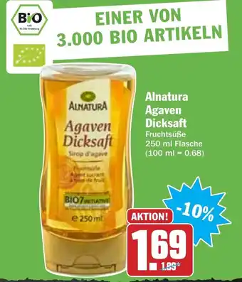 Hit Alnatura Agaven Dicksaft 250ml Angebot