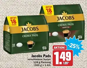 Hit Jacobs Pads 118g Angebot