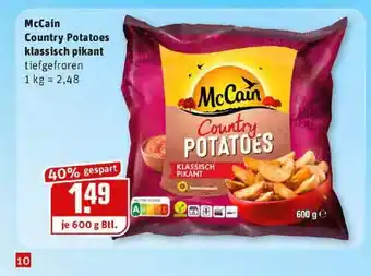 REWE Kaufpark Mccain Country Potatoes Klassisch Pikant Angebot