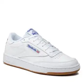 Unisport Reebok sneaker club c 85 - weiß/blau/gum light brown Angebot