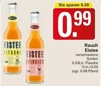 WEZ Rauch Eistee 0,33Ltr. Flasche Angebot