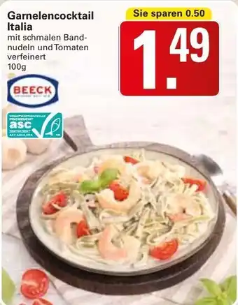 WEZ Beeck Garnelencocktail Italia 100g Angebot