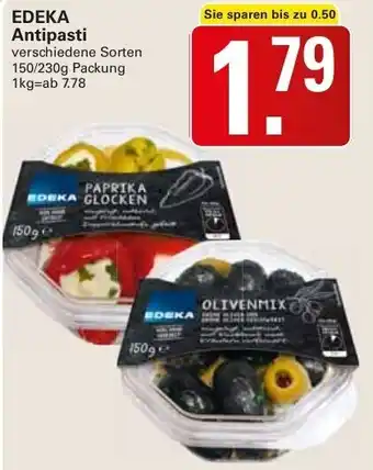 WEZ Edeka Antipasti 150/230g Packung Angebot