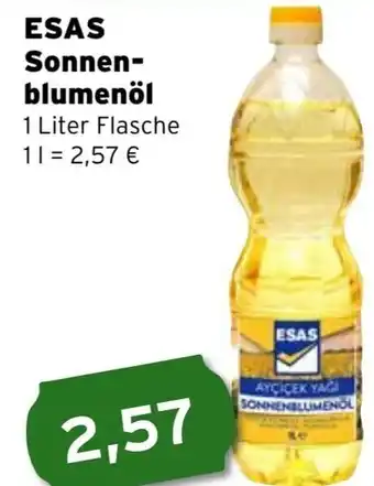 CAP Markt ESAS Sonnenblumenöl 1 Liter Flasche Angebot