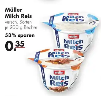 Handelshof müller Milch Reis 200 g Becher Angebot