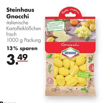 Handelshof Steinhaus Gnocchi 1000 g Packung Angebot