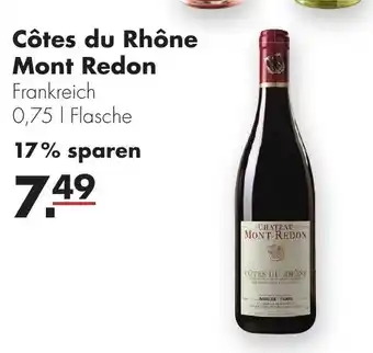 Handelshof Côtes du Rhône Mont Redon 0,75 l Flasche Angebot