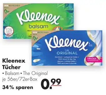 Handelshof Kleenex Tücher 56er/72er Box Angebot