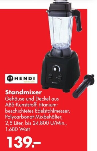 Handelshof Hendi Standmixer Angebot