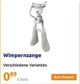 Action Wimpernzange Angebot