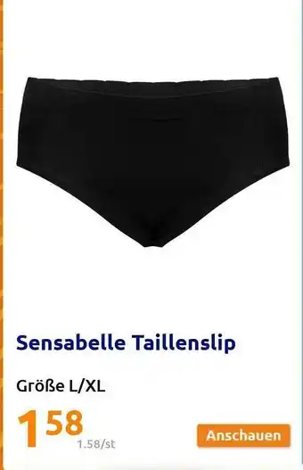 Action Sensabelle taillenslip Angebot