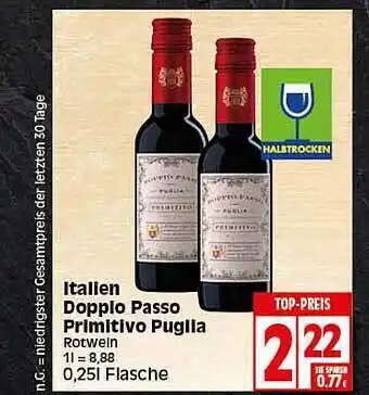 Elli Markt Italien doppio passo primitivo puglia Angebot