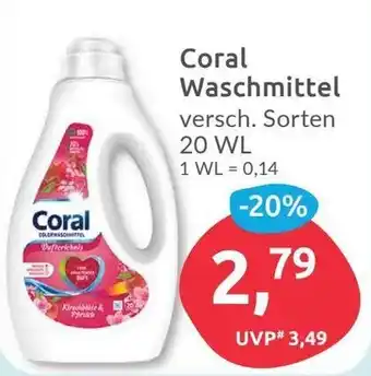 Budni Coral Waschmittel 20 WL Angebot