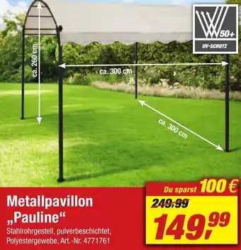 toom Baumarkt Metallpavillon ,,Pauline" Angebot