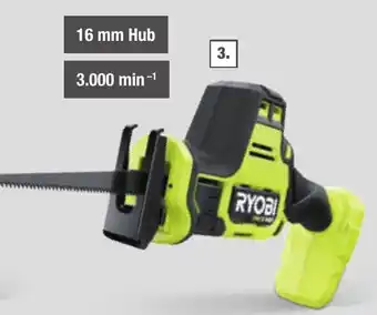 toom Baumarkt Ryobi Akku Säbelsäge ,,RRS18C-0" Angebot