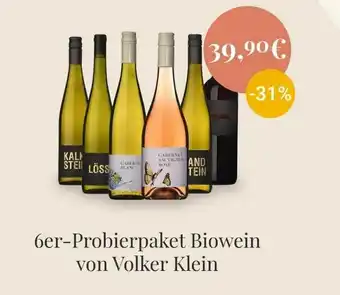 Vinzery 6er Probierpaket Biowein von Volker Klein Angebot