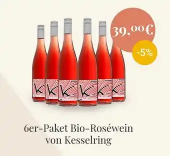 Vinzery 6er Paket Bio Roséwein von Kesselring Angebot