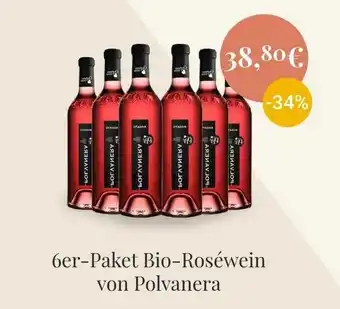 Vinzery 6er Paket Bio Roséwein von Polvanera Angebot