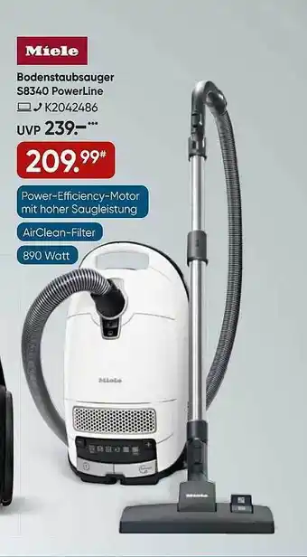 Galeria Bodenstaubsauger s8340 powerline miele Angebot