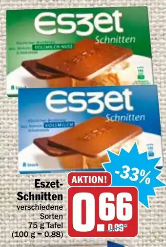 Hit Eszet - Schnitten 75g Angebot