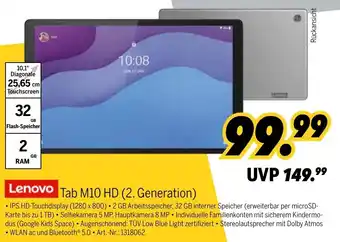 MEDIMAX Lenovo Tab M10 HD (2. Generation) Angebot