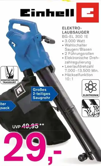 KODi Einhell Elektro Laubsauger BG-EL 300 1E Angebot