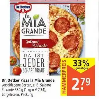 Marktkauf Dr. oetker pizza la mia grande Angebot