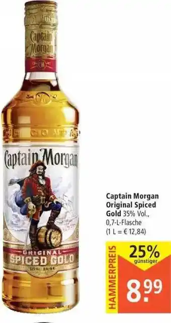 Marktkauf Captain morgan original spiced gold Angebot