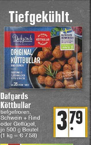 Edeka Dafgards köttbullar Angebot