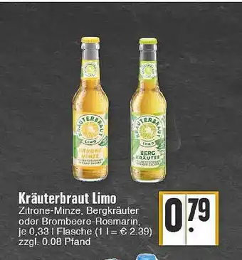 Edeka Kräuterbraut limo Angebot